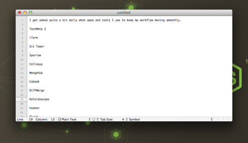 TextMate Screenshot